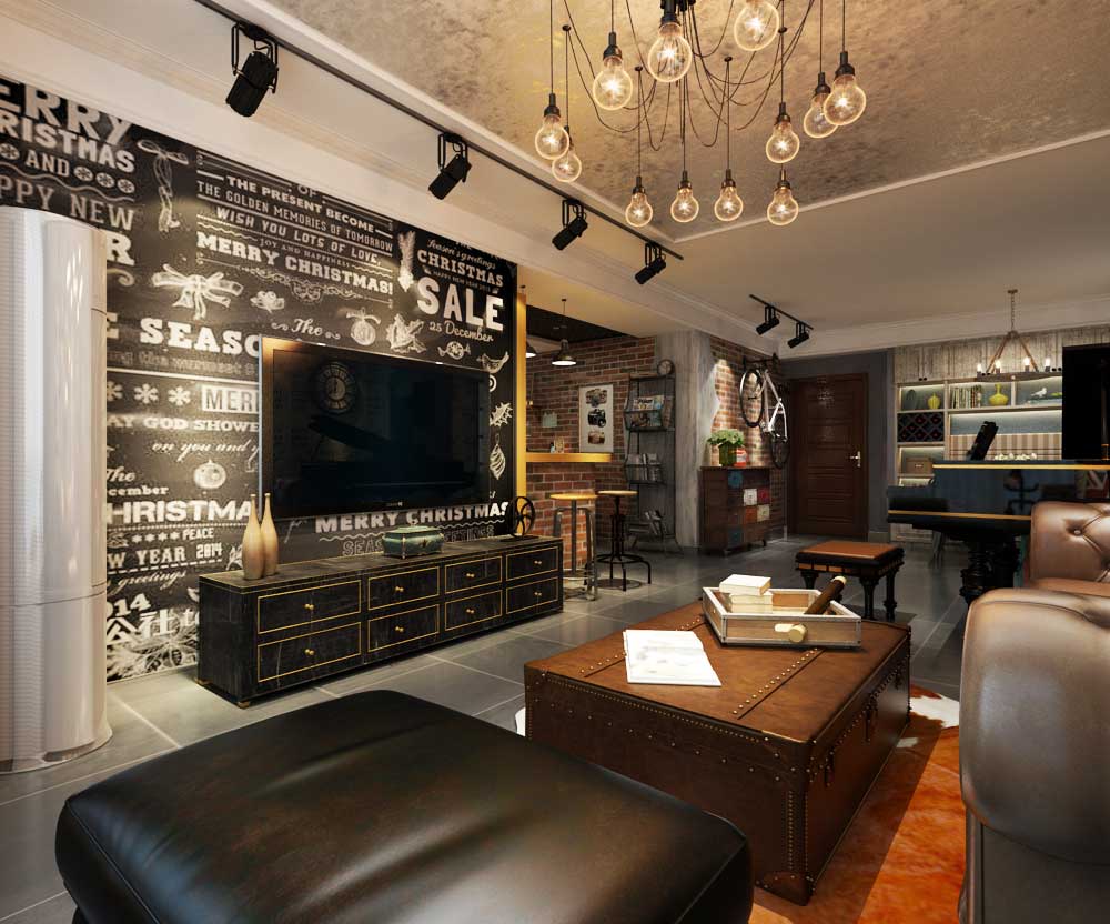 翰林三室兩廳裝修效果圖