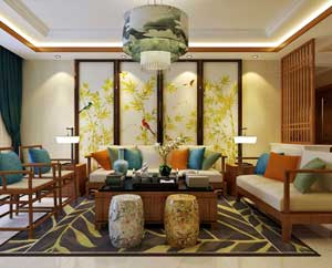 海棠灣158平米四室兩廳新中式