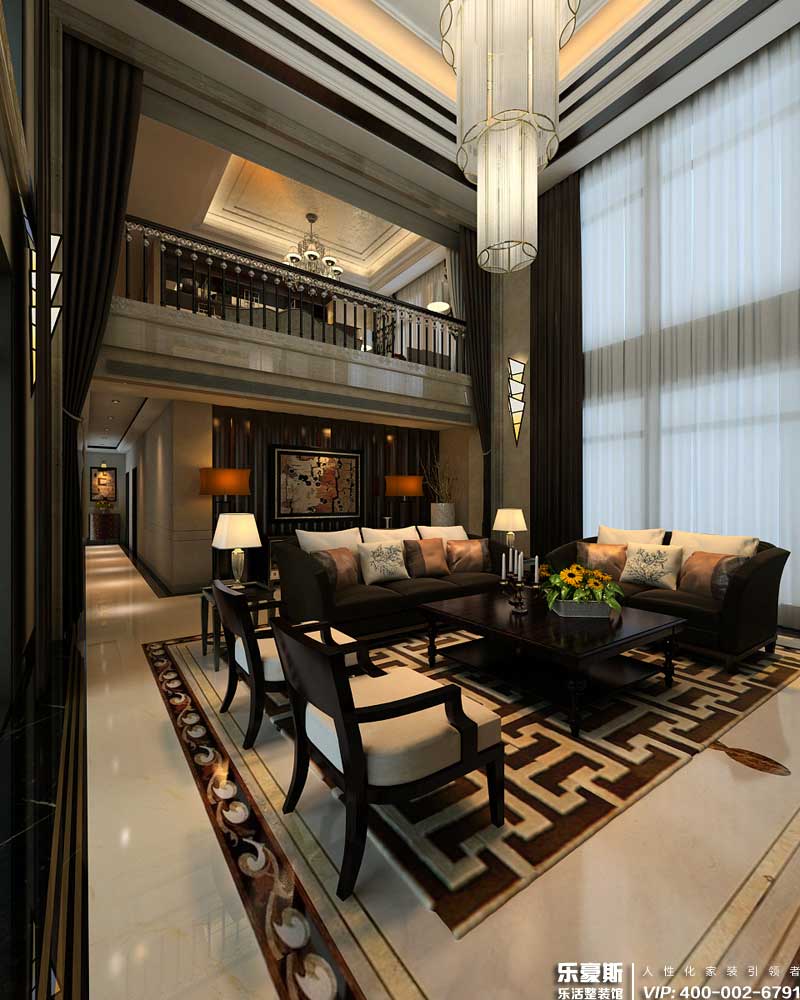 墅洋居禮200㎡四室四廳后現(xiàn)代風格