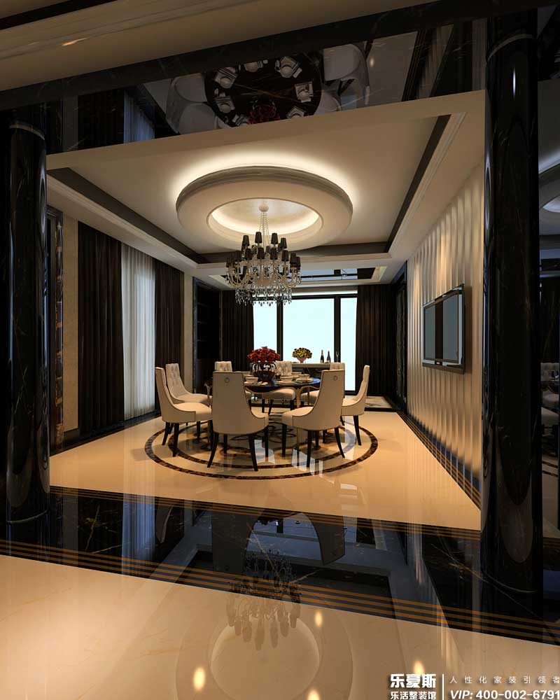 墅洋居禮200㎡四室四廳后現(xiàn)代風格