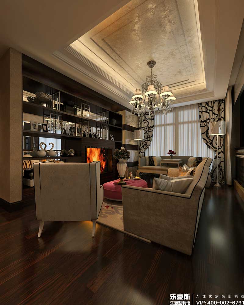 墅洋居禮200㎡四室四廳后現(xiàn)代風格