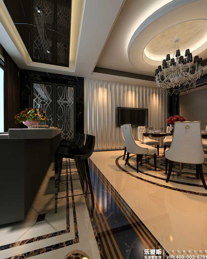 墅洋居禮200㎡四室四廳后現(xiàn)代風格