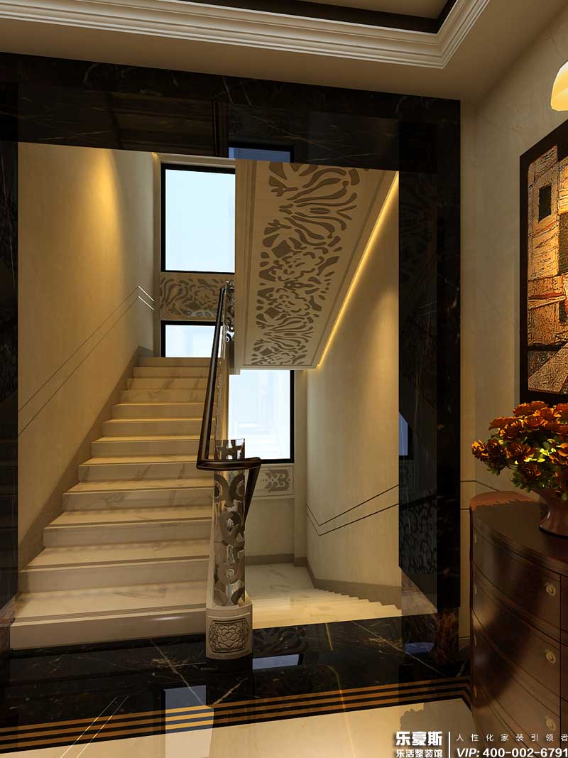 墅洋居禮200㎡四室四廳后現(xiàn)代風格