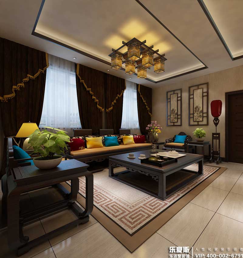 墅洋居禮別墅面積360㎡中式裝修