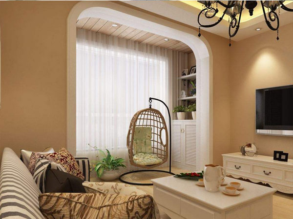 石家莊客廳陽臺窗簾設(shè)計