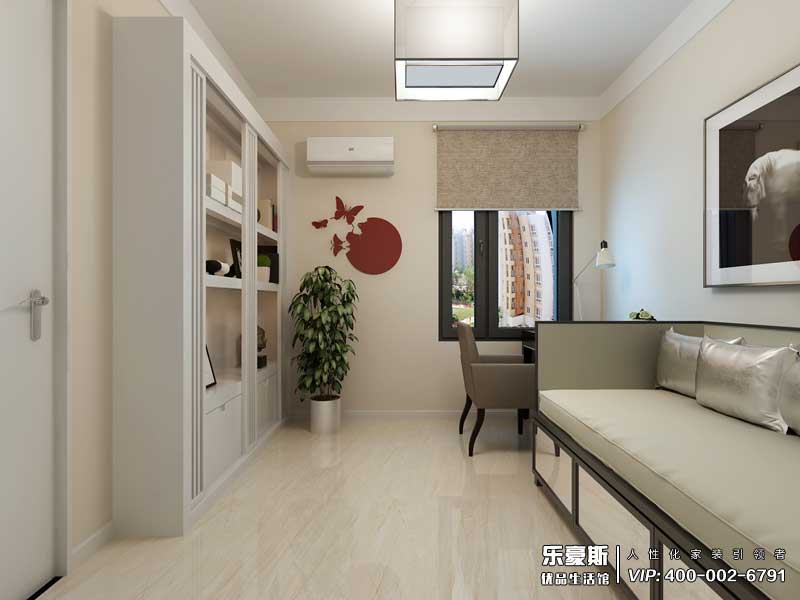 石家莊奧北公園三室兩廳現(xiàn)代裝修效果圖