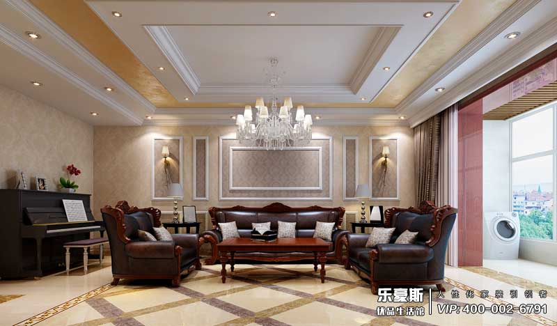 綠園小區(qū)165平米歐式風(fēng)格裝修效果圖