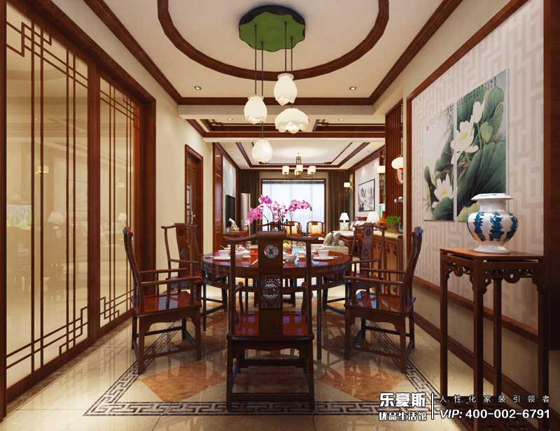 濱河華府139平米簡(jiǎn)中風(fēng)格裝修效果圖