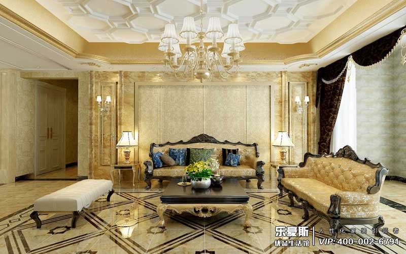 星河盛世350平米法式風(fēng)格裝修