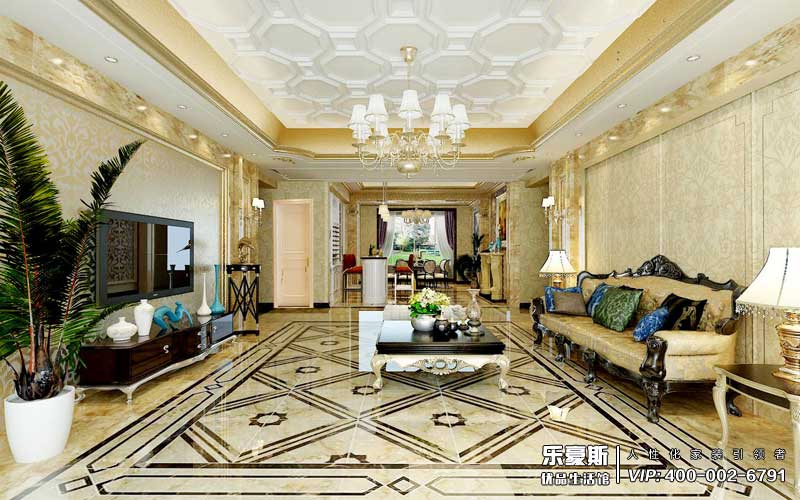 星河盛世350平米法式風(fēng)格裝修