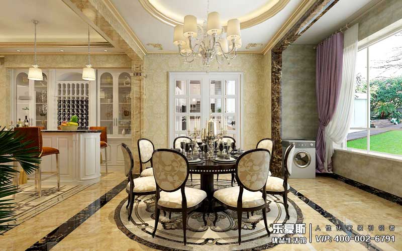 星河盛世350平米法式風(fēng)格裝修