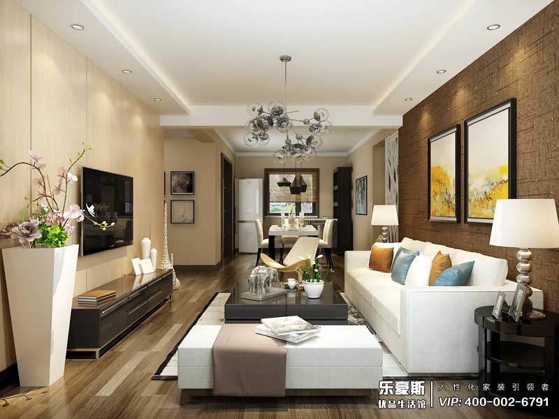 金色里程136平米現(xiàn)代簡約風(fēng)格裝修效果圖