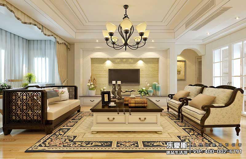 瑞城153平米四室兩廳混搭風格裝修效果圖