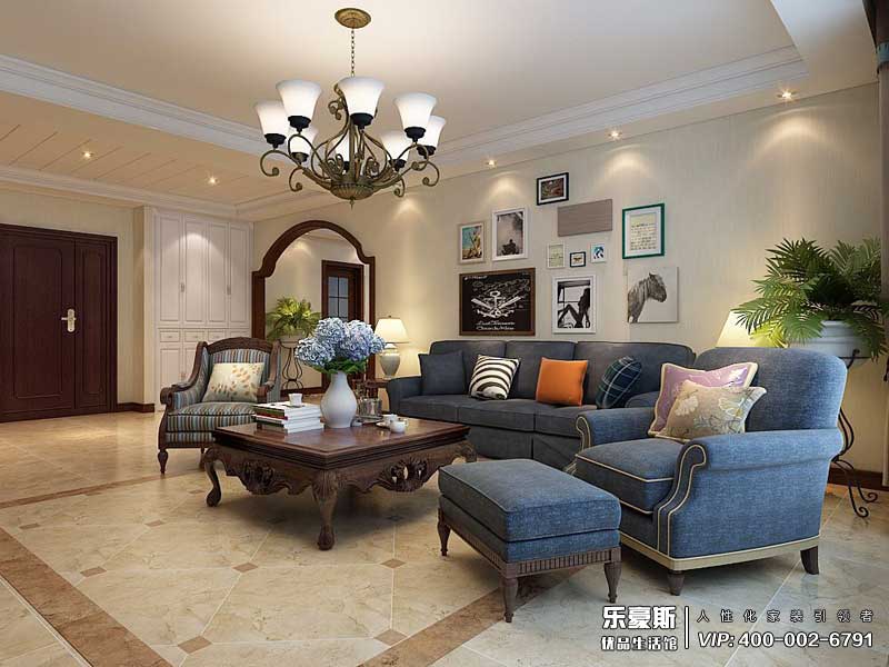 學府名城美式風格裝修效果圖