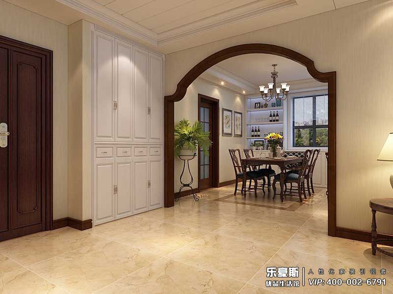 學府名城美式風格裝修效果圖