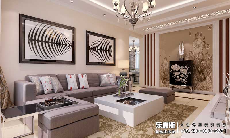 匯君城混搭風(fēng)格裝修效果圖