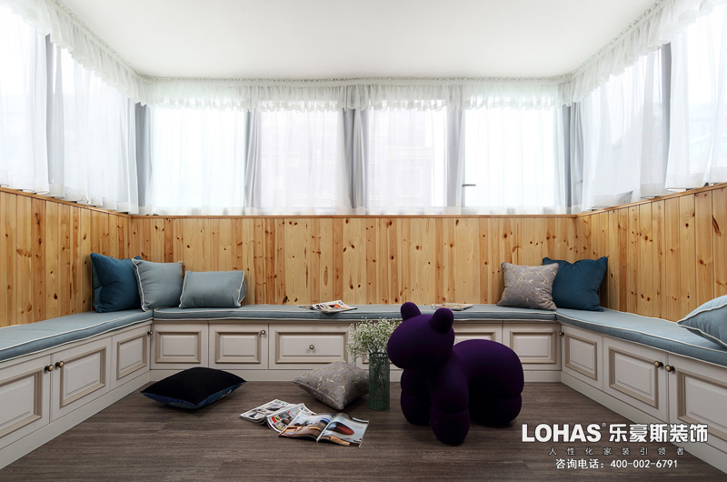 御河上院三室三廳裝修效果圖