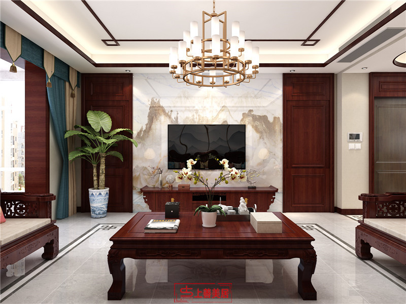 元氏水韻嘉誠160平米中式