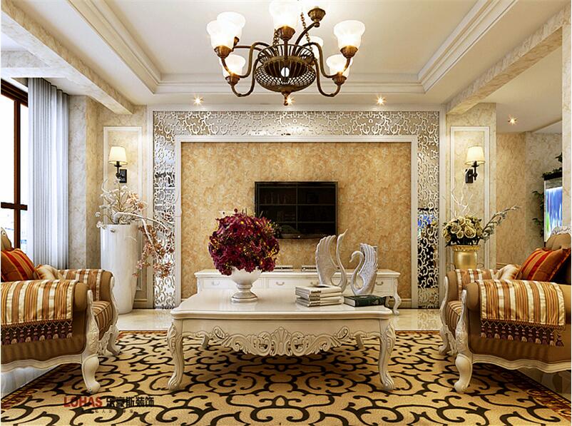 歐式裝修客廳吊頂裝修效果圖