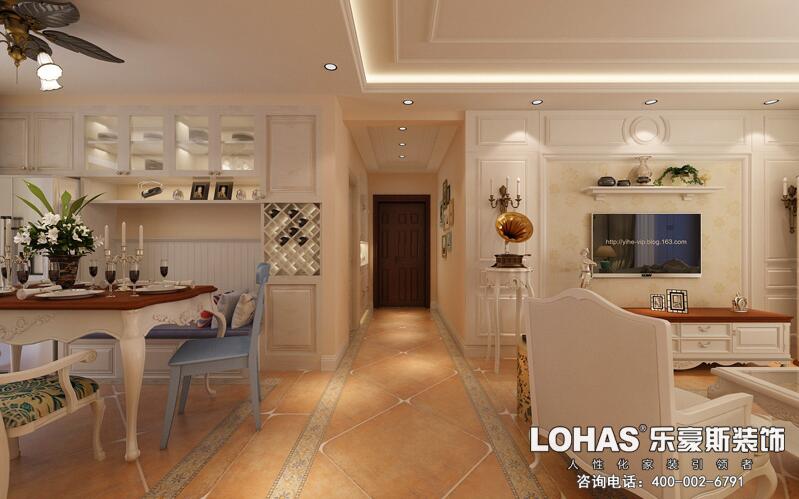 裝修樣板間120平方米三室二廳家