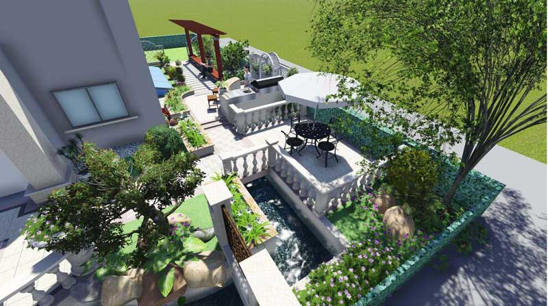 小別墅庭院設(shè)計(jì)