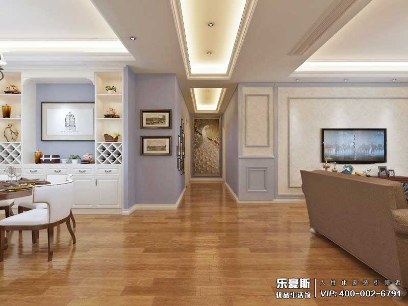 星河盛世208平米美式風格裝修效果圖