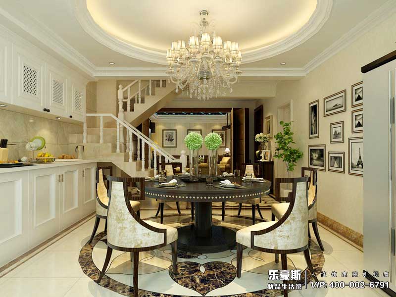 天下錦城300平米簡歐風(fēng)格裝修效果圖