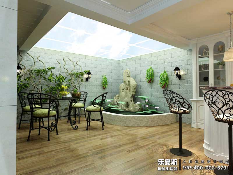 天下錦城300平米簡歐風(fēng)格裝修效果圖