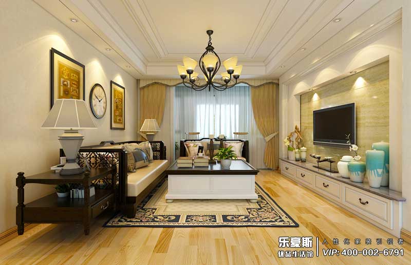 瑞城160平米混搭風(fēng)格裝修效果圖