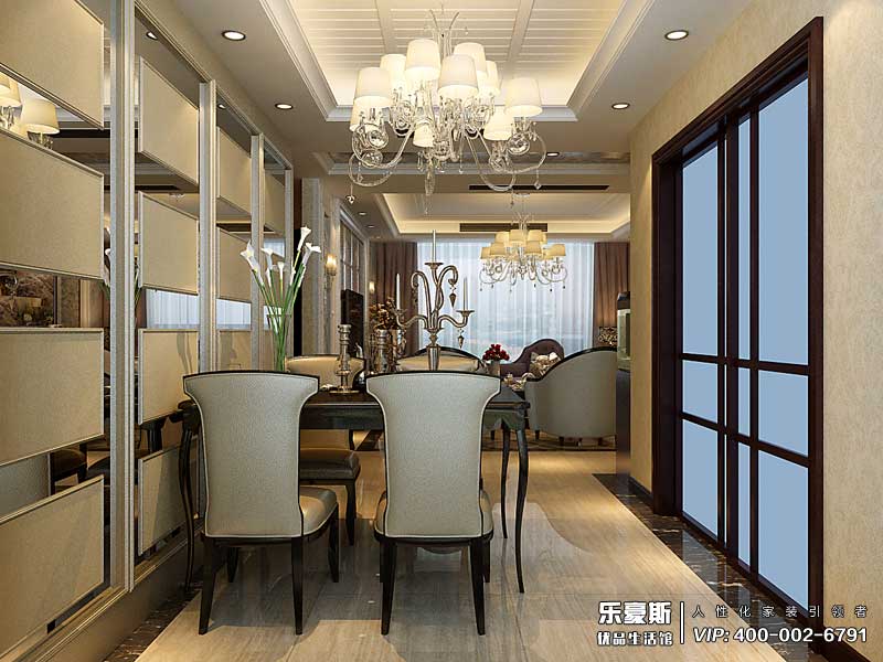 祥云國(guó)際138平米歐式風(fēng)格裝修效果圖