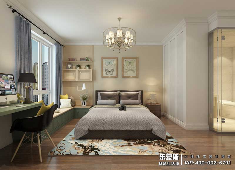 天海譽天下139平米北歐風(fēng)格裝修效果圖