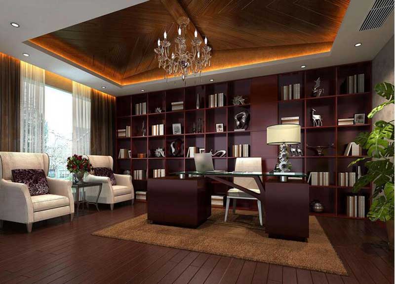 書(shū)房別墅裝修效果圖