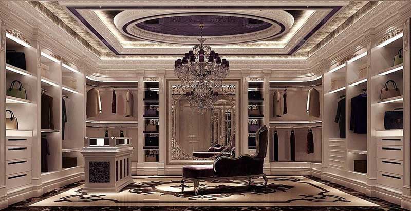 衣帽間別墅裝修設(shè)計效果圖