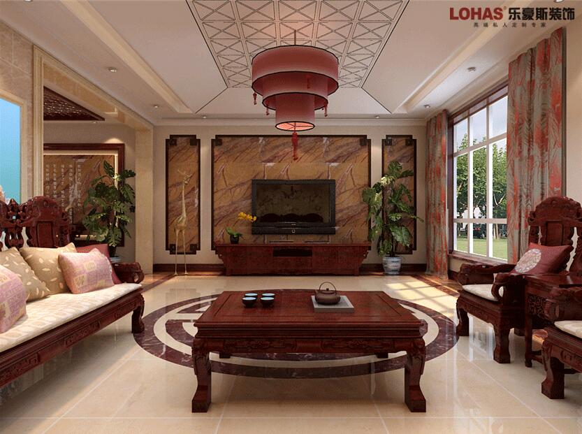 上山間380平米新中式風(fēng)格裝修效果圖