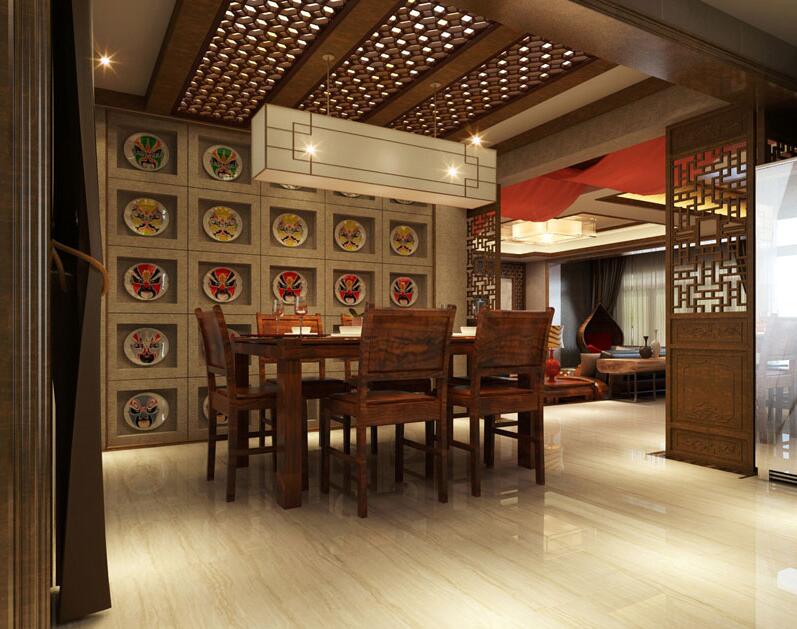瑞府新中式風格裝修效果圖