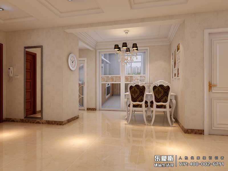 正定天山熙湖簡歐風格裝修效果圖