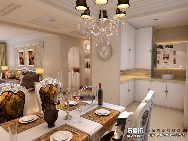 正定天山熙湖簡歐風格裝修效果圖