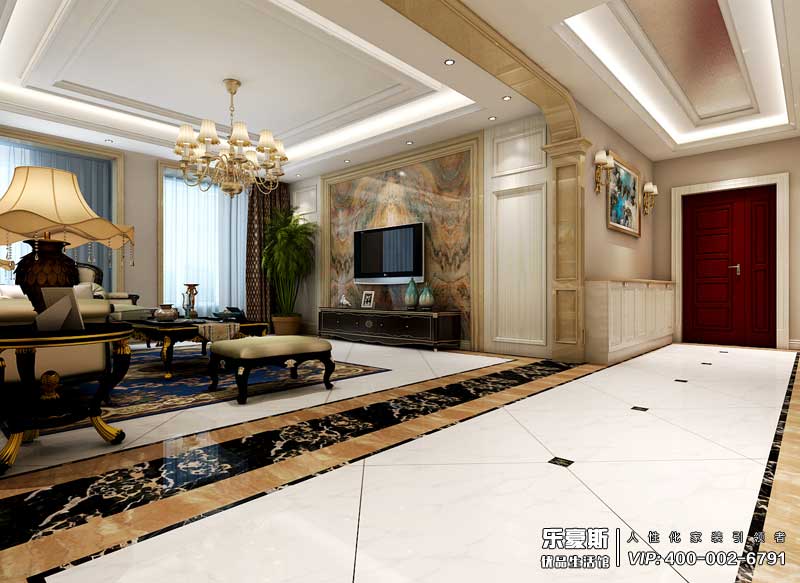 潤江慧谷歐式風格裝修效果圖