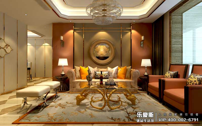 星湖國(guó)際花園后奢風(fēng)格裝修效果圖