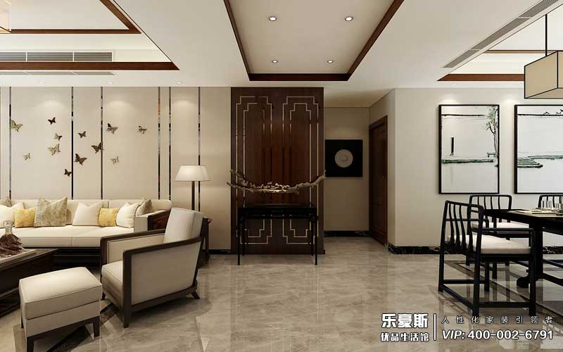 鑫界王府新中式裝修效果圖