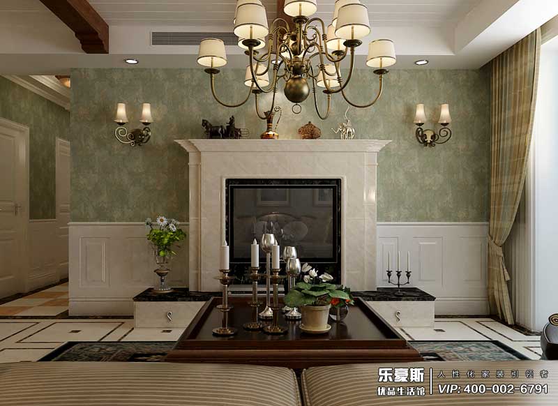 國仕山155平米美式風(fēng)格裝修