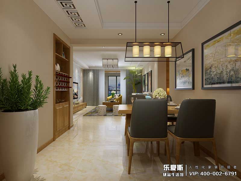 盛景八方簡中風(fēng)格裝修效果圖