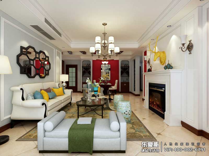 鑫界王府美式田園風(fēng)格裝修