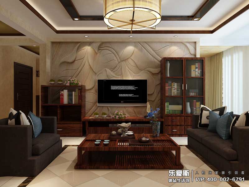 天山壹方中心新中式風(fēng)格裝修效果圖