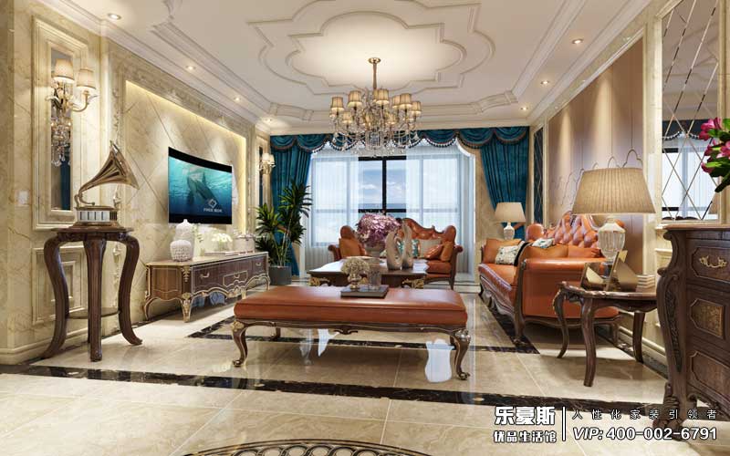 盛紫中央公園歐式風(fēng)格裝修效果圖