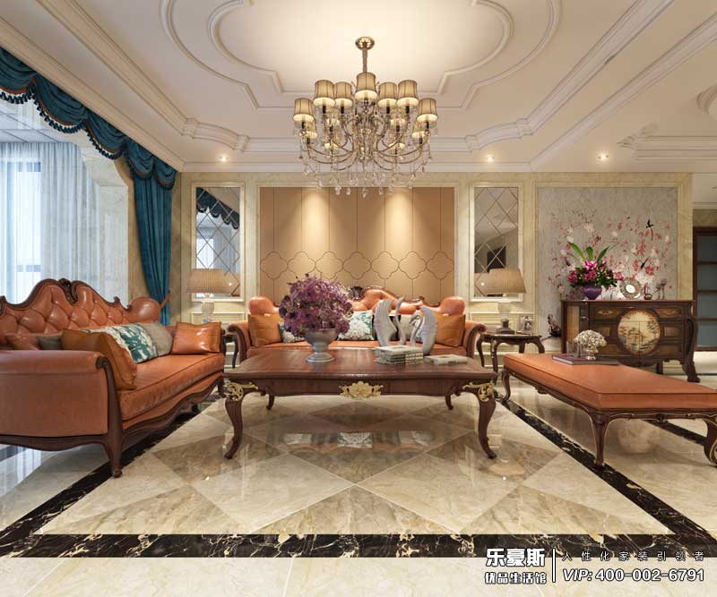 盛紫中央公園歐式風(fēng)格裝修效果圖