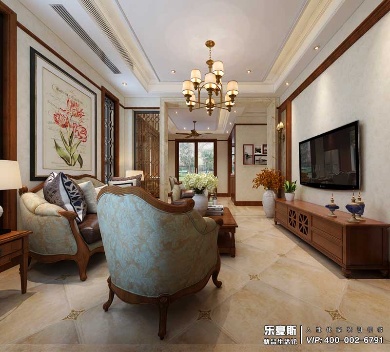 中儲七星公館美式風(fēng)格裝修效果圖