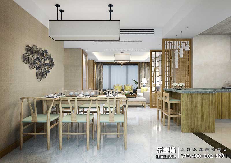 鑫界王府新中式風格裝修效果圖