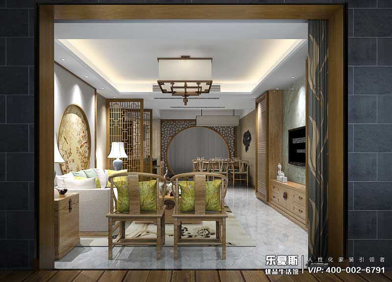 鑫界王府新中式風格裝修效果圖