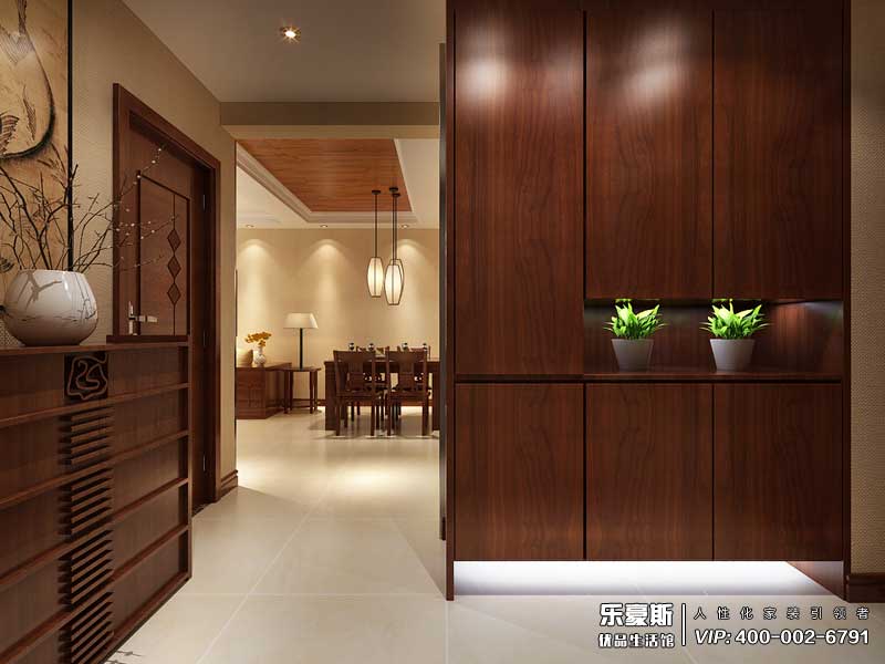 林蔭大院新中式風(fēng)格裝修